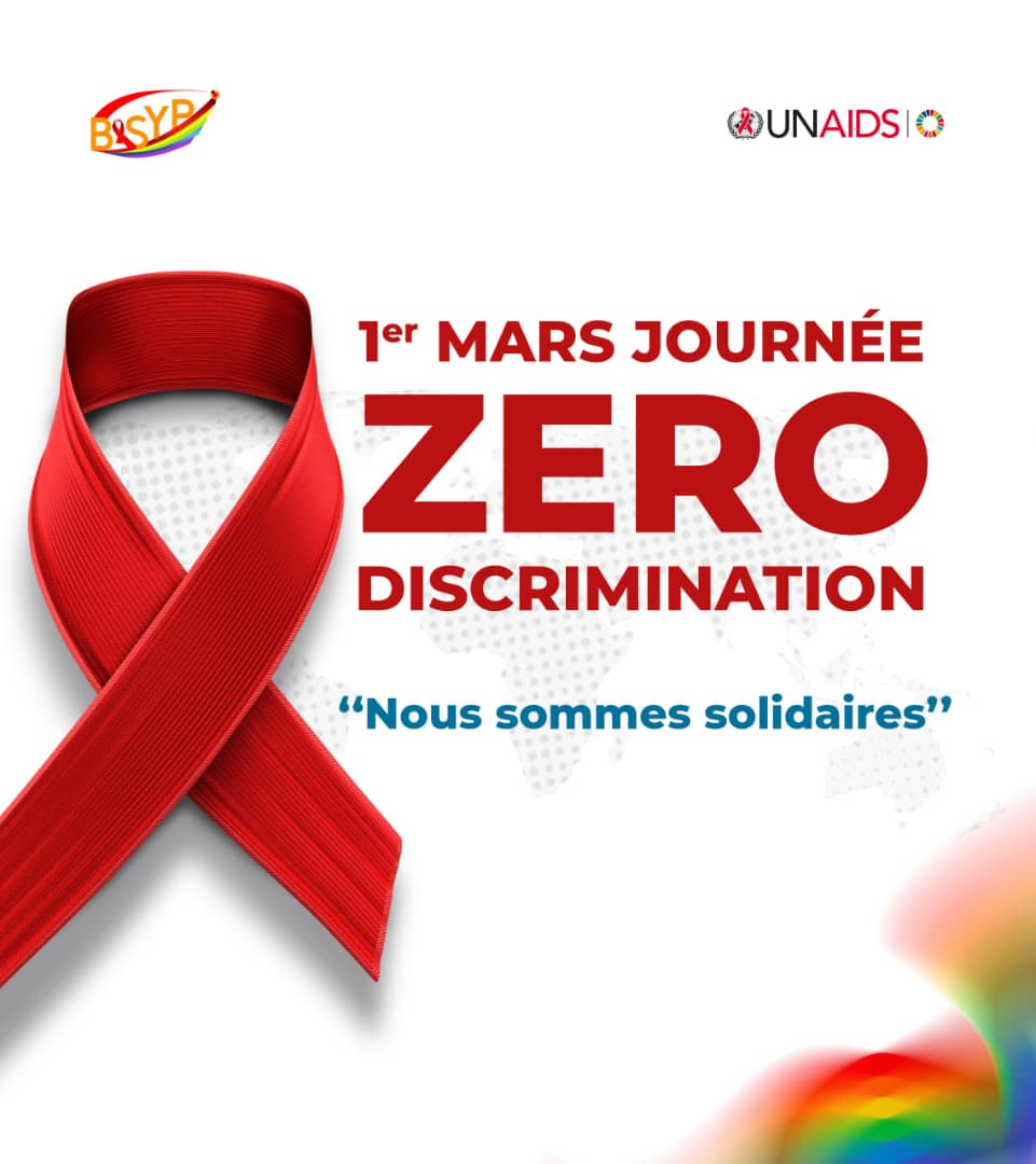 1ER MARS JOURNÉE ZÉRO DISCRIMINATION - BESYP : 1er Réseau National des Associations de Personnes LGBTIQ