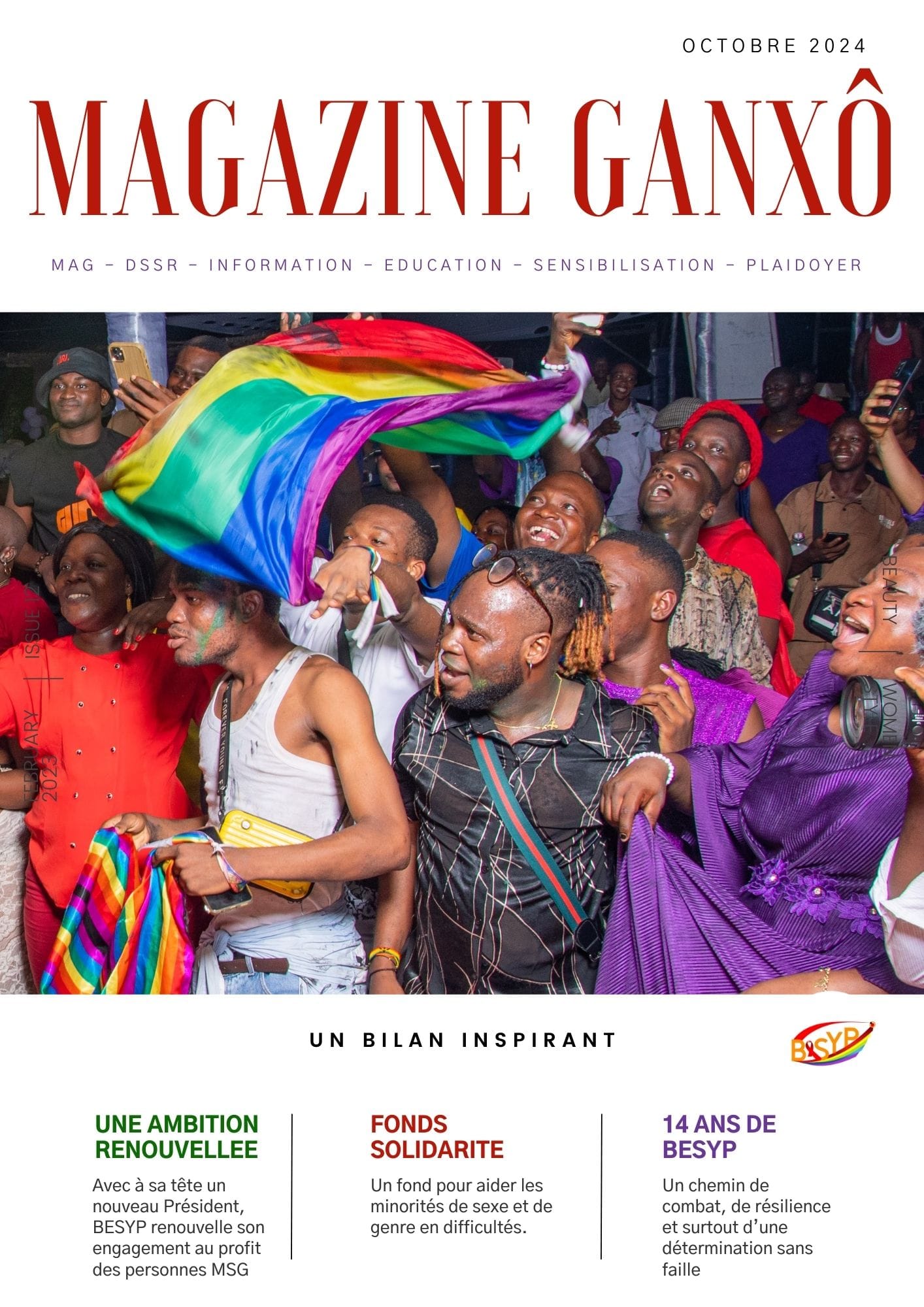 LE MAGAZINE GANXÔ - BESYP : 1er Réseau National des Associations de Personnes LGBTIQ